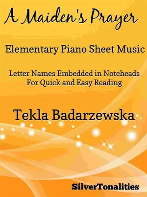 cover image of A Maiden's Prayer Elementary Piano Sheet Music